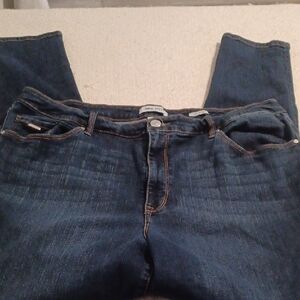 Nine West High Rise Skinny Ankle Jeans Sz 20W